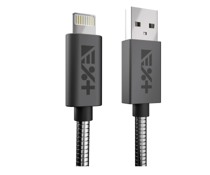 Kabel NEXT ONE Kabel Metallic USB-A / Lightning MFi 1 m space gray